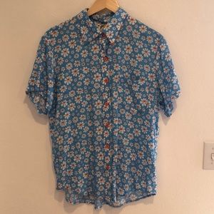 Big Bud lazy daisy button down shirt